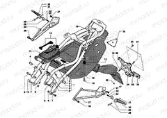 Rear Frame (double seat)