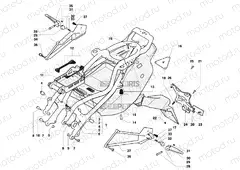 Rear Frame (double seat)