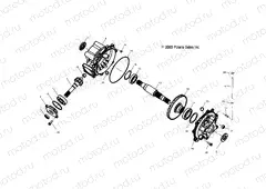 REAR GEARCASE (6X6) - A04RF50AA (4987918791D01) | REAR GEARCASE (6X6) - A04RF50AA (4987918791D01)