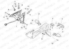Rear headlamps