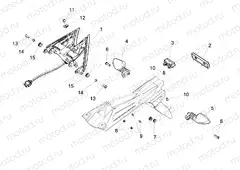 Rear headlamps