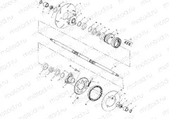 REAR HOUSING - A01BA50AA (4963716371C003) | REAR HOUSING - A01BA50AA (4963716371C003)