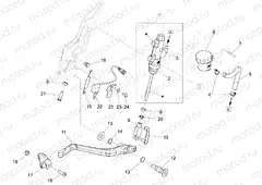 Rear master cylinder