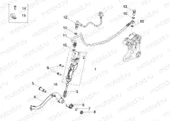 Rear master cylinder
