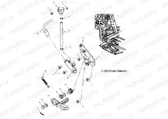 REAR MASTER CYLINDER/FOOT PEDAL - A04CH68AC/AF/AH/AJ/AT/AV (4986128612B12) | REAR MASTER CYLINDER/FOOT PEDAL - A04CH68AC/AF/AH/AJ/AT/AV (4986128612B12)