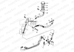 Rear mastic cylinder