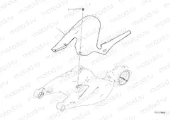 Rear mudguard