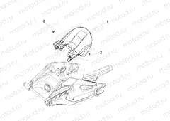 Rear mudguard