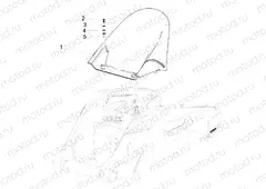 Rear mudguard