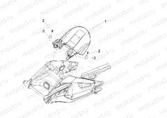 Rear mudguard