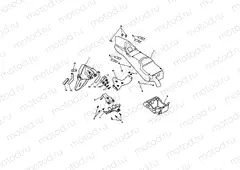 Rear Mudguard & Battery Box