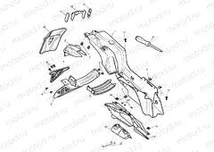 Rear Mudguard & Battery Box