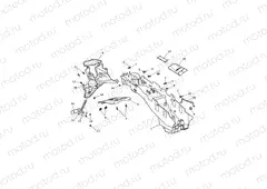 Rear Mudguard & Battery Box