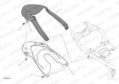 REAR MUDGUARD [MOD:SCR800DK]
