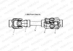 REAR PROP SHAFT - A04CH68AC/AF/AH/AJ/AT/AV (4987468746B05) | REAR PROP SHAFT - A04CH68AC/AF/AH/AJ/AT/AV (4987468746B05)