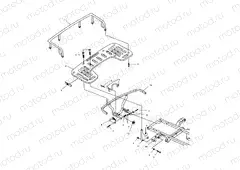 REAR RACK MOUNTING - A00CH33AC (4959905990A008) | REAR RACK MOUNTING - A00CH33AC (4959905990A008)