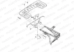 REAR RACK MOUNTING - A01CG38CA (4963916391A005) | REAR RACK MOUNTING - A01CG38CA (4963916391A005)