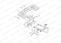 REAR RACK MOUNTING - A01CH42AA (4964436443A006) | REAR RACK MOUNTING - A01CH42AA (4964436443A006)