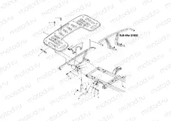 REAR RACK MOUNTING - A02CK42AA/AB (4970327032A06) | REAR RACK MOUNTING - A02CK42AA/AB (4970327032A06)