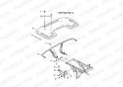 REAR RACK MOUNTING - A04CB32AA/FC (4994889488A06) | REAR RACK MOUNTING - A04CB32AA/FC (4994889488A06)