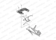 REAR RACK MOUNTING - A04CH42AA/AE/AG (4986068606A06) | REAR RACK MOUNTING - A04CH42AA/AE/AG (4986068606A06)