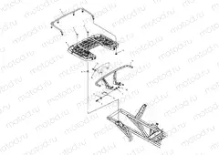 REAR RACK MOUNTING - A04CH50AA/AC/AE/AG (4986088608A06) | REAR RACK MOUNTING - A04CH50AA/AC/AE/AG (4986088608A06)