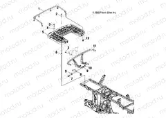 REAR RACK MOUNTING - A04CH68AC/AF/AH/AJ/AT/AV (4986128612A06) | REAR RACK MOUNTING - A04CH68AC/AF/AH/AJ/AT/AV (4986128612A06)