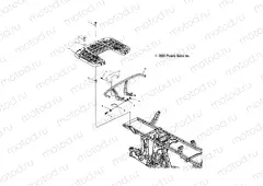 REAR RACK MOUNTING - A04CH68AK/AL/AN/AO (4987438743A06) | REAR RACK MOUNTING - A04CH68AK/AL/AN/AO (4987438743A06)