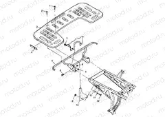 REAR RACK MOUNTING - A99CC28CA (4949484948a008) | REAR RACK MOUNTING - A99CC28CA (4949484948a008)