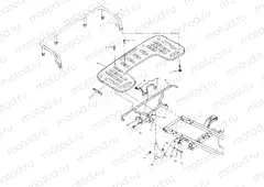 REAR RACK MOUNTING - A99CH45IA (4949154915A008) | REAR RACK MOUNTING - A99CH45IA (4949154915A008)