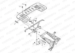 REAR RACK MOUNTING - W98CA28C (4945364536a006) | REAR RACK MOUNTING - W98CA28C (4945364536a006)