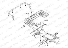 REAR RACK MOUNTING - W98CH50AB (4945714571a008) | REAR RACK MOUNTING - W98CH50AB (4945714571a008)