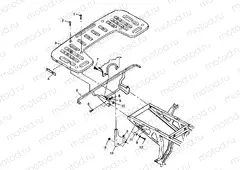 REAR RACK MOUNTING XPLORER 300 W98CC28C (4945264526A008) | REAR RACK MOUNTING XPLORER 300 W98CC28C (4945264526A008)
