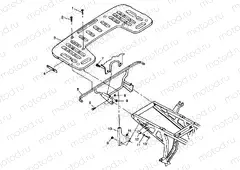 REAR RACK MOUNTING XPLORER 400L W98CC38C (4945414541A007) | REAR RACK MOUNTING XPLORER 400L W98CC38C (4945414541A007)