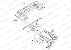 REAR RACK MOUNTING XPRESS 300 W969530 and XPRESS 400 W969540 (4935923592A008) | REAR RACK MOUNTING XPRESS 300 W969530 and XPRESS 400 W969540 (4935923592A008)