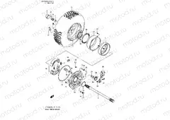 REAR RIGHT WHEEL (LT-F400FL1 P17)
