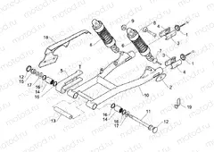 Rear shock absorber