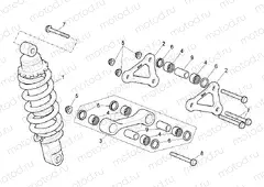 Rear shock absorber