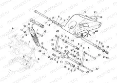Rear shock absorber
