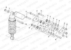 Rear shock absorber
