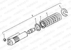REAR SHOCK ABSORBER BOGE » SWING ARM