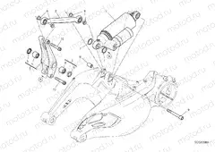 REAR SHOCK ABSORBER [MOD:DVL1260]