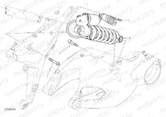 REAR SHOCK ABSORBER [MOD:MS1200PP]