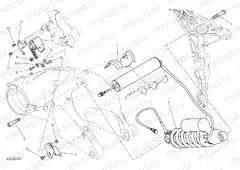 REAR SHOCK ABSORBER [MOD:MS1200S]