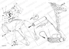 REAR SHOCK ABSORBER [MOD:MS1200SA]