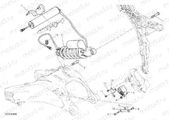 REAR SHOCK ABSORBER [MOD:MS1260E]