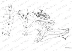 REAR SHOCK ABSORBER [MOD:SCR11DRK;XST:EUR,ROK]