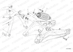 REAR SHOCK ABSORBER [MOD:SCR11DRK;XST:EUR,ROK]