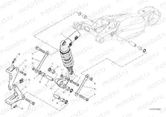 REAR SHOCK ABSORBER [MOD:SFV4;XST:AUS,EUR,GSO,JAP,ROK,TWN]