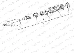 REAR SHOCK ABSORBER SHOWA » SWING ARM